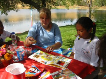 facepaint table